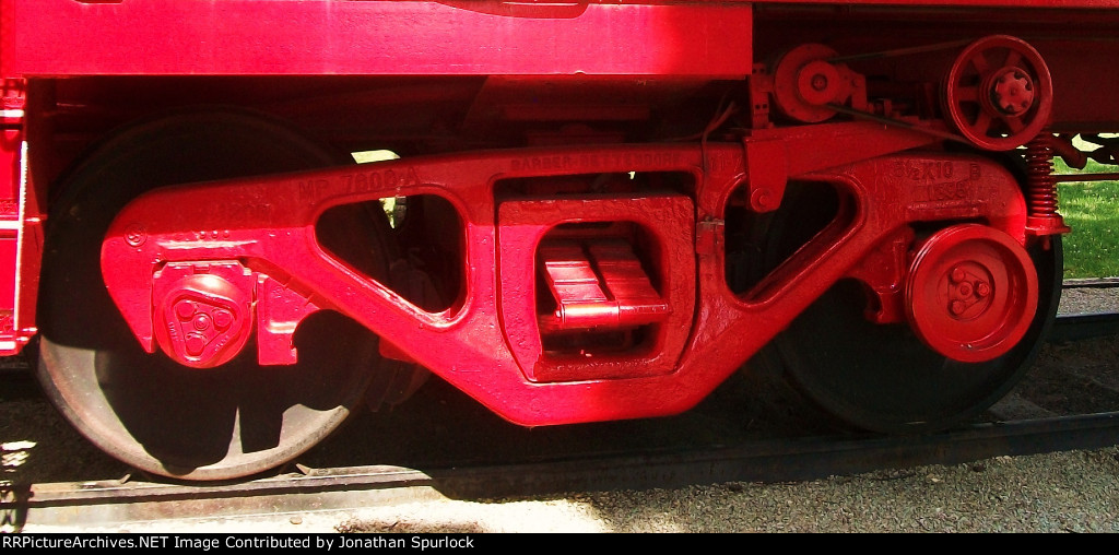 MP 13645, front truck, west side close-up